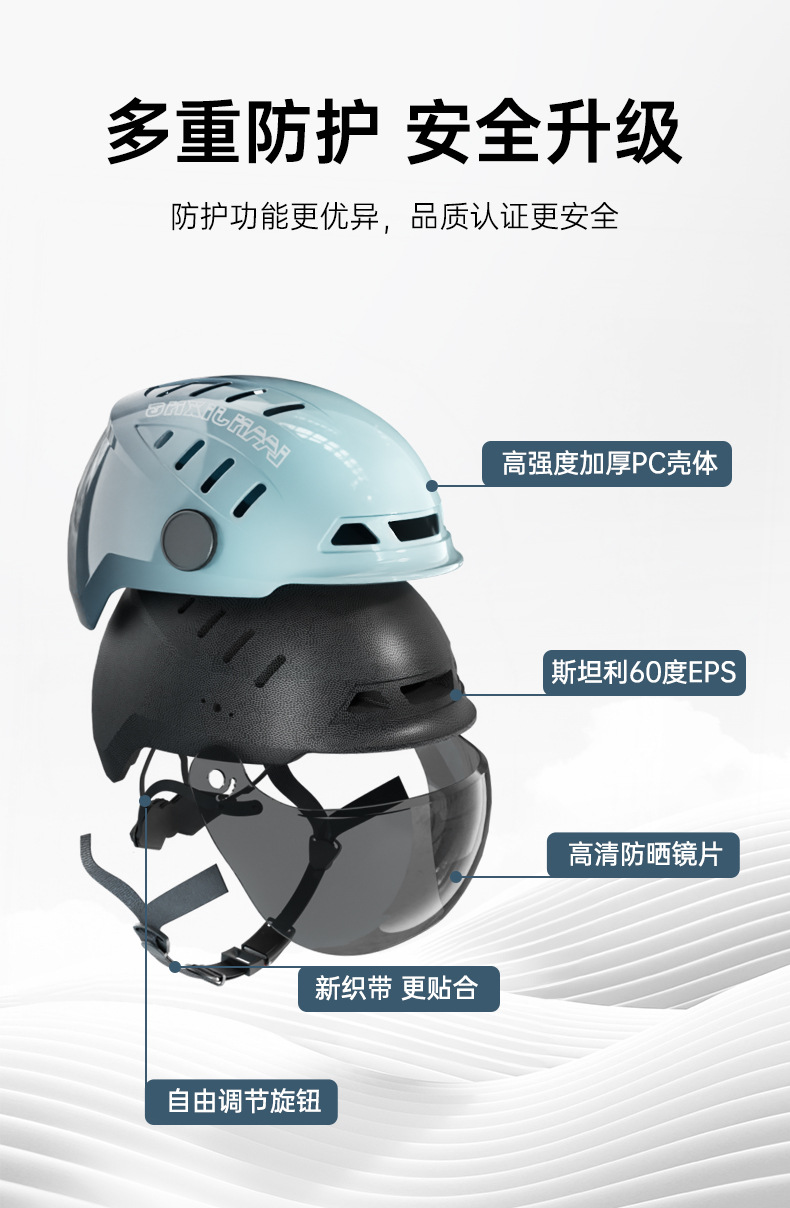 Lightweight Helmet Electric Motorcycle Scooter Summer