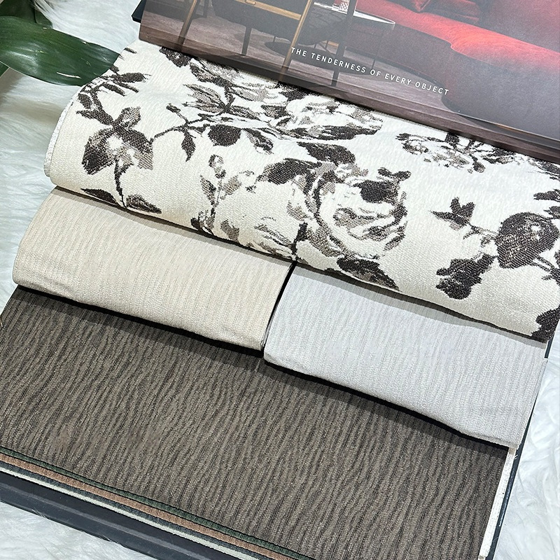 Double-Sided Full Blackout Cashmere Soft Light Linen Curtains for High-End Home Decor, Forest Wrinkle Chenille Fabric Curtains Double-Sided Full Blackout Cashmere Soft Light Linen Curtains for High-End Home Decor, Forest Wrinkle Chenille Fabric Curtains