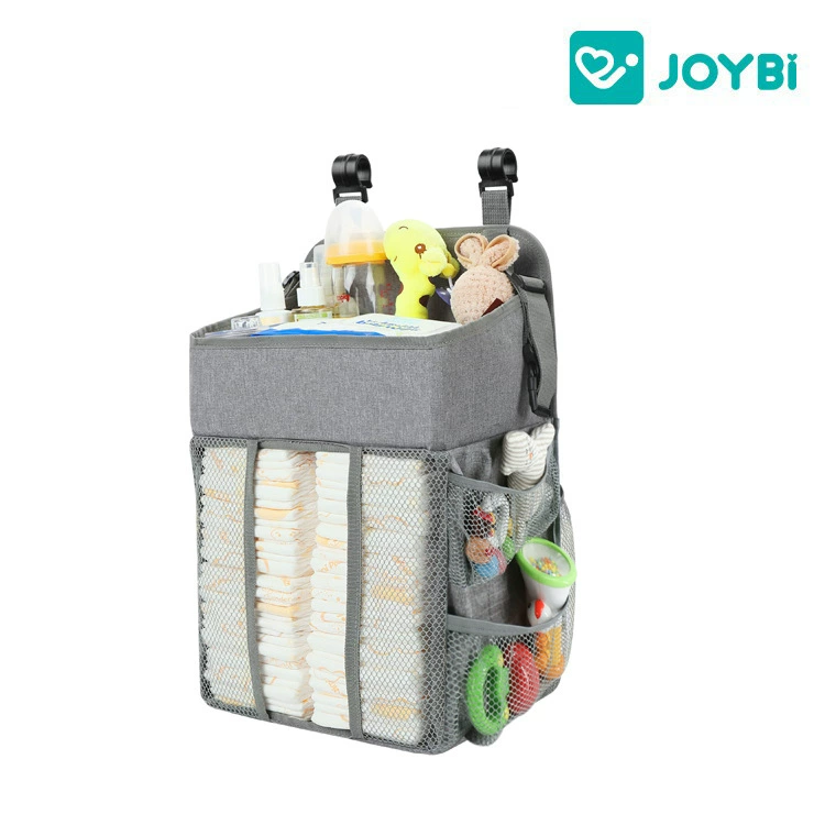Детская кроватка боковая подвесная корзина большой емкости детская прикроватная сумка для хранения подгузников стеллаж для хранения подгузников