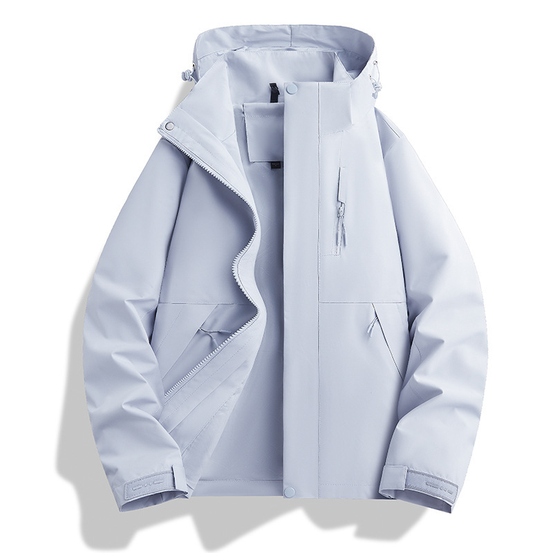 单层冲锋衣夹克定制印logo户外防风防水外套冲锋衣工作服定制潮流|undefined