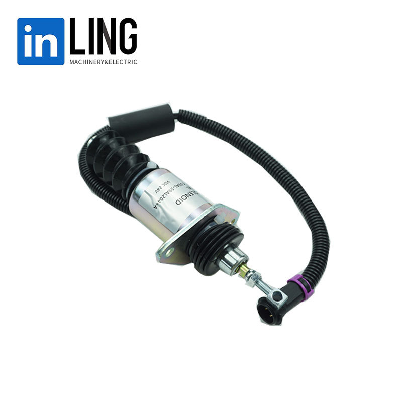 配件熄火器开关C59AL-59AL204+A 24V断油电磁阀熄火控制器