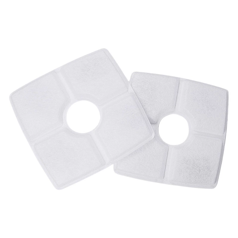 Питомец диспенсер воды фильтрующий элемент Амазонка популярный квадратный скорлупы кокосового ореха активированного угля фильтр ядро кошка воды питатель фильтрующий элемент