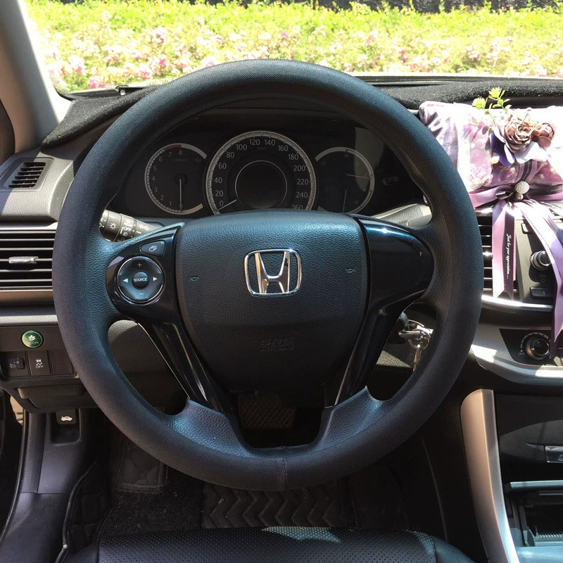 Милый мультяшный летний ледяной Шелковый чехол на руль, чехол для автомобильной ручки, противоскользящий, впитывающий пот, дышащий, Модный женский Four Seasons 38 см, универсальный