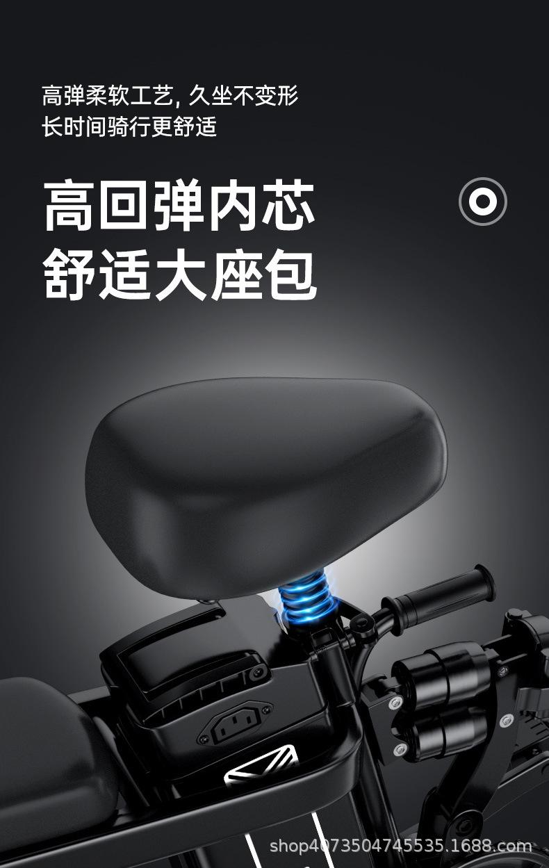 Folding Electric Bicycle Small Substitute Driving Lithium Battery