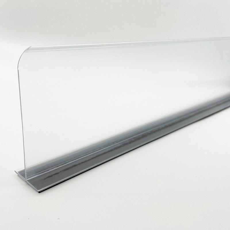 粘贴式标价条 pvc超市货架标签条透明价格牌价签条 墙贴式价格条