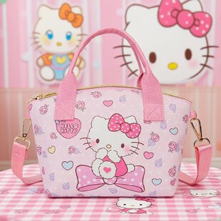 New Cartoon Kidsren's Cute Kuromi Cinnamon Dog Melody Kt Kidsren's Bag Cross-Body Bag Handbag Shoulder