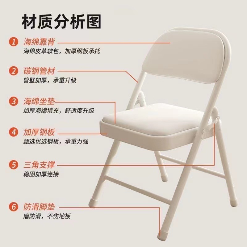 家用折叠椅简易便携电脑椅培训椅会议椅餐椅宿舍办公椅免安装折叠|undefined