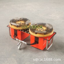 圆形尼龙刷盘刮船器 液压船体打船机 船舶海洋生物清理机钢丝刷盘