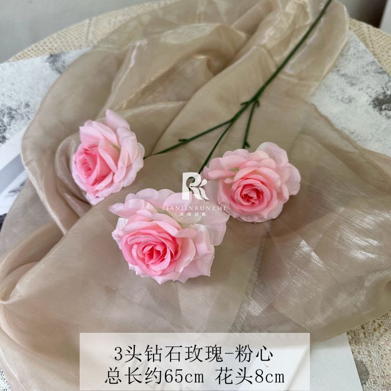 일반 다이아몬드 로즈 핑크 하트