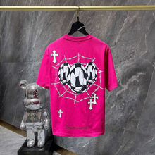 高版本Chrome Heart克罗伈 23ss Matty Boy涂鸦短袖纯棉男士T恤衫