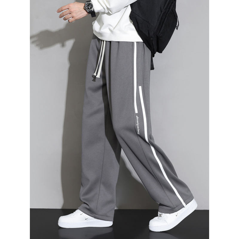 Pantalones Deportivos Holgados para Hombre, Algodón, Poliéster