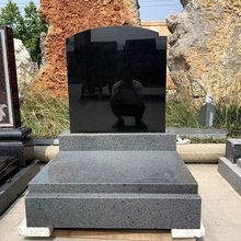 供應花崗岩墓碑山西黑墓碑石實質堅硬中國黑石材公墓陵園雕刻石碑