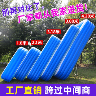 Children's Inflatable Swimming Pool Thickened Adult and Child Swimming Pool Home Outdoor Extra Large Pool Extra Large Baby Toy