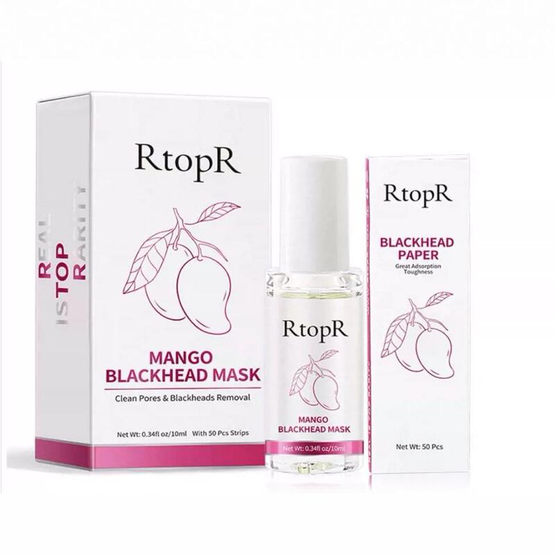 RtopR Mango Blackhead Nasal Membrane Essence with 50 Paper Cross-border Skin Care RtopR054 RtopR Mango Blackhead Nasal Membrane Essence with 50 Paper Cross-border Skin Care RtopR054