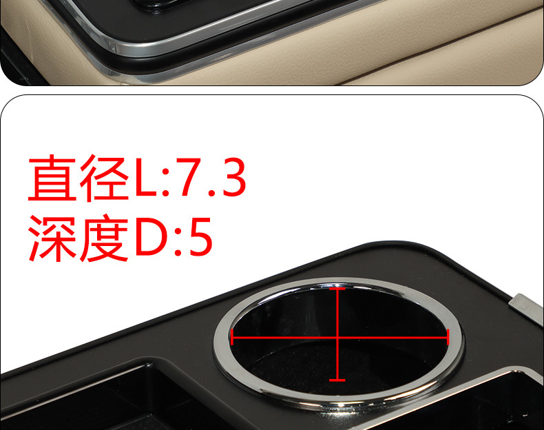 Suitable for Toyota Noah/Voxy60.70.80 Series Center Console Armrest Box Modification Hand Pillow Storage Box