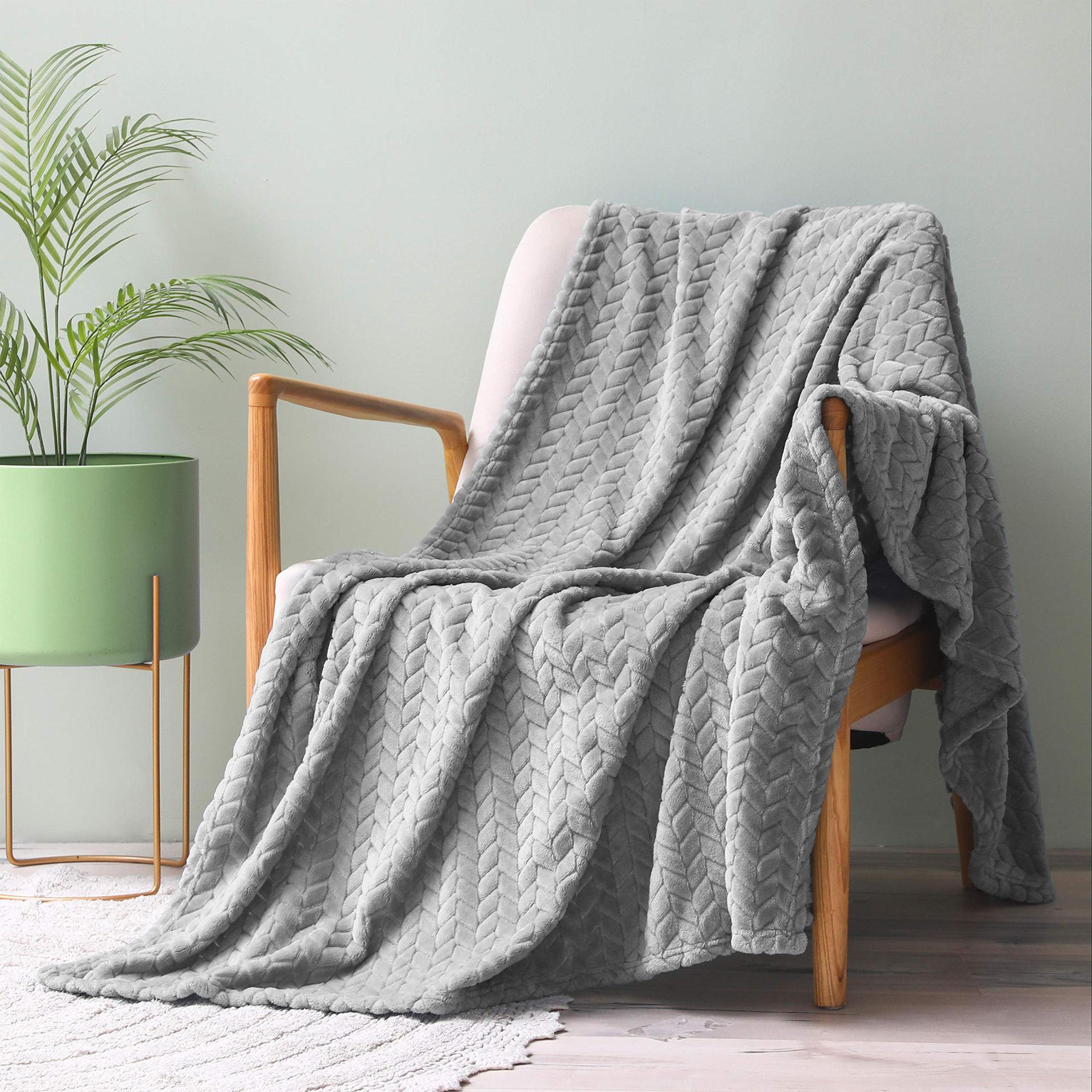 Light Grey Throw ( 50x70 IN )-