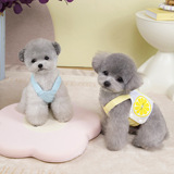 Одежда для домашней одежды собачья грудь обратно веревочное жилет плюшевая одежда кошачь