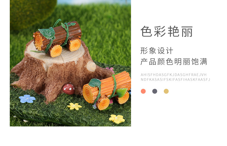 仿真木头车摆件_10
