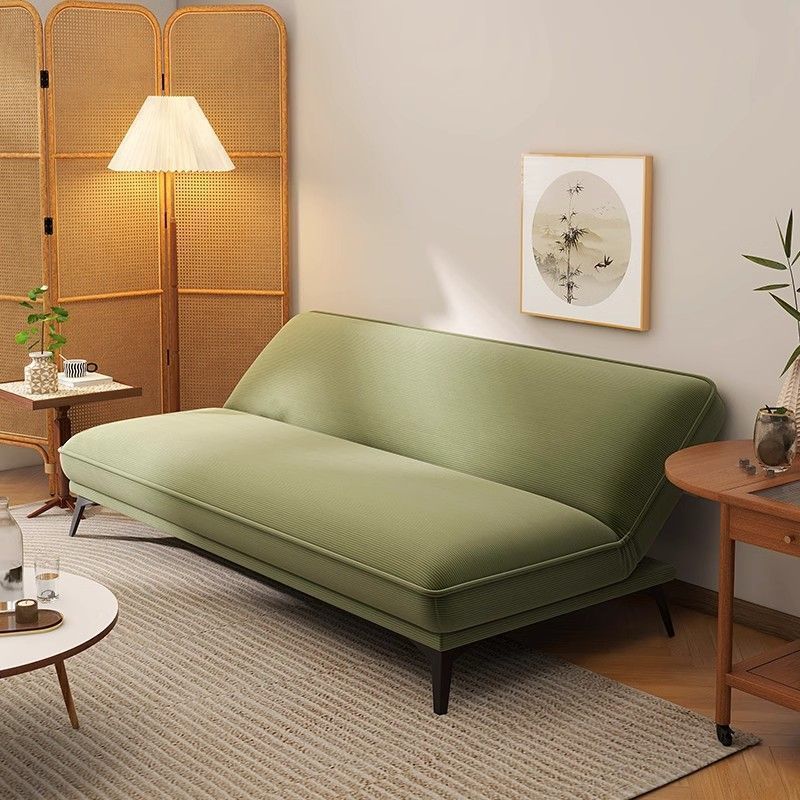 2025 New Model Sofa Bed, Foldable, Suitable for Small Living Rooms, Dual-Use for Sitting and Lying, Corduroy, Trendy Internet Celebrity Style, Double