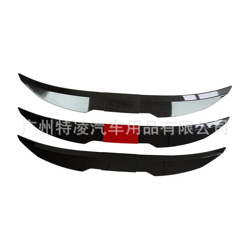 Universal Three-Section Adjustable Blade-Style Rear Spoiler for Car Roof, Adhesive-Type Modified Decorative Trunk Spoiler