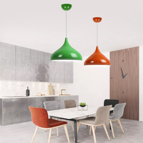 Modern simple industrial style chandelier restaurant shop commercial barber shop single head gym hotel chandelier cover shell