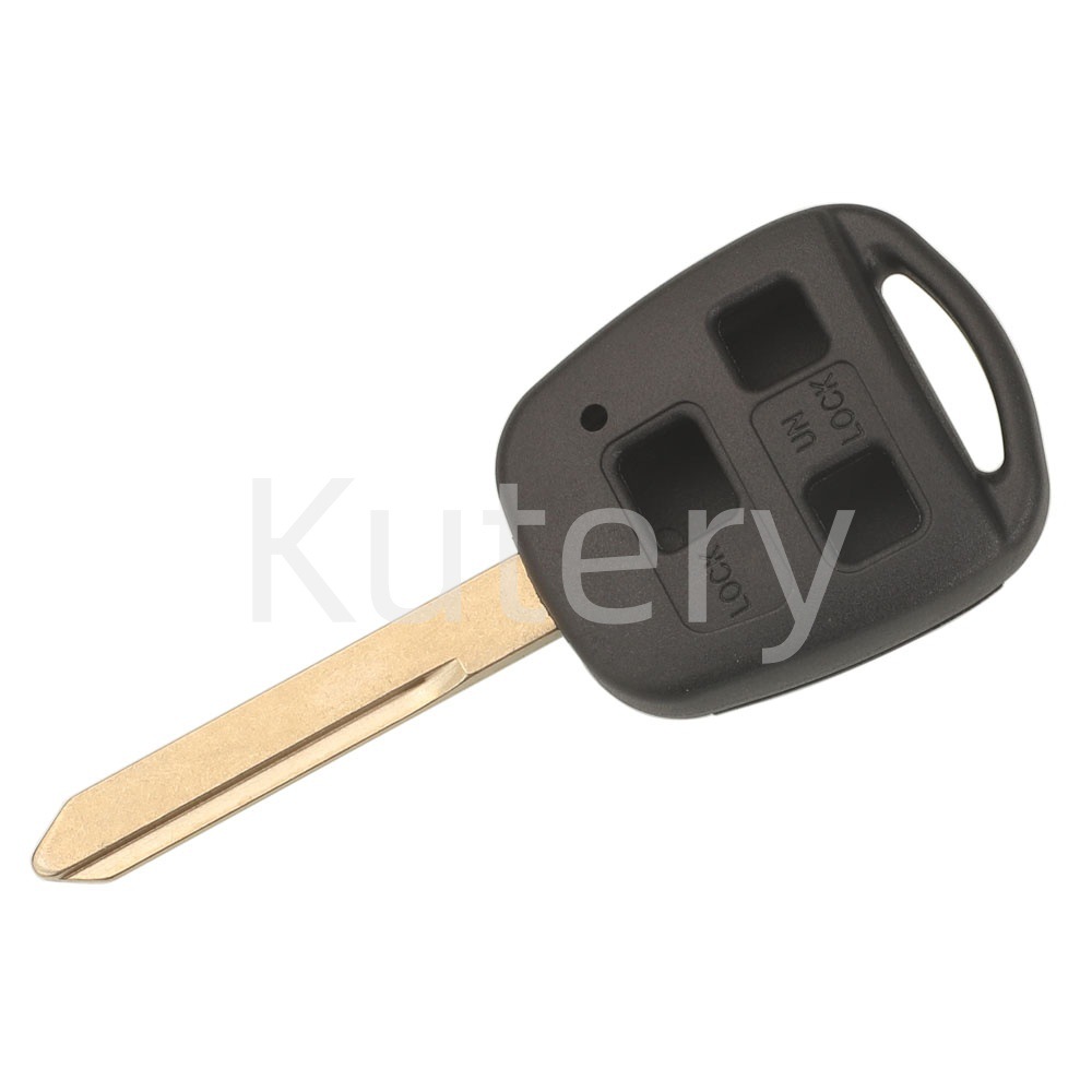 Suitable for Toyota 2-button and 3-button Lexus/Lexus straight remote control car key case, upgraded and reinforced version