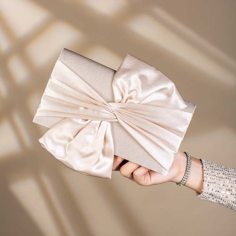 Factory Direct Classic Satin Dinner Bag Bow Crossbody Bag Party Bag Bridal Bag Dinner Bag Prom Party