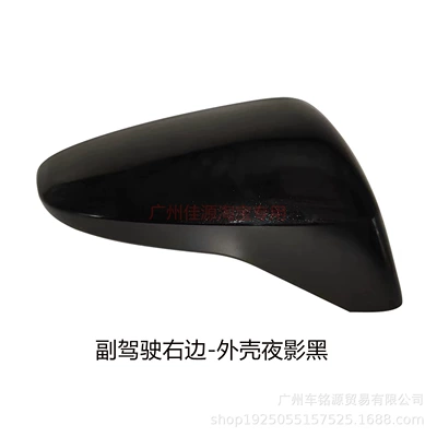 Aion S/Max/Plus Rearview Mirror Housing: Rear mirror/rearview mirror assembly - right-side-of-the-co-pilot-shell-night-shadow-black
