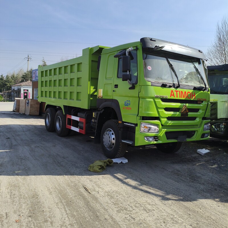 Cross-Border Howo 6*4 8*4 Dump Truck with 371 Large Pump Sinotruk Engine, Can Be Converted to Right-Hand Drive, New Vehicle Standard Refurbishment