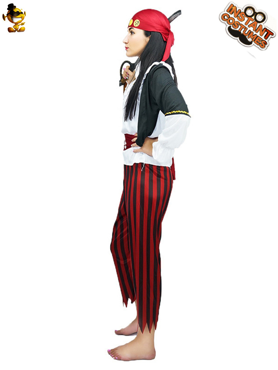 Halloween adulto hembra pirata traje de fiesta hembra pirata juego de rol etapa traje COSPLAY