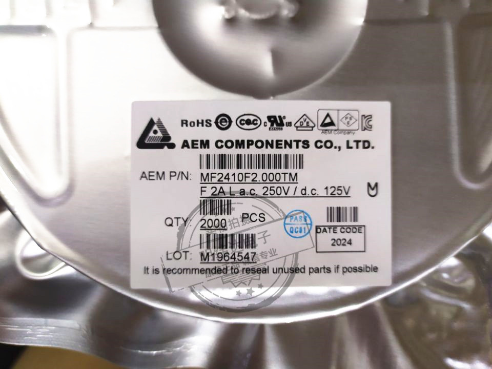 MF2410F2.000TM 电路过流熔断保护保险丝 2410 2A 250V 原装现货