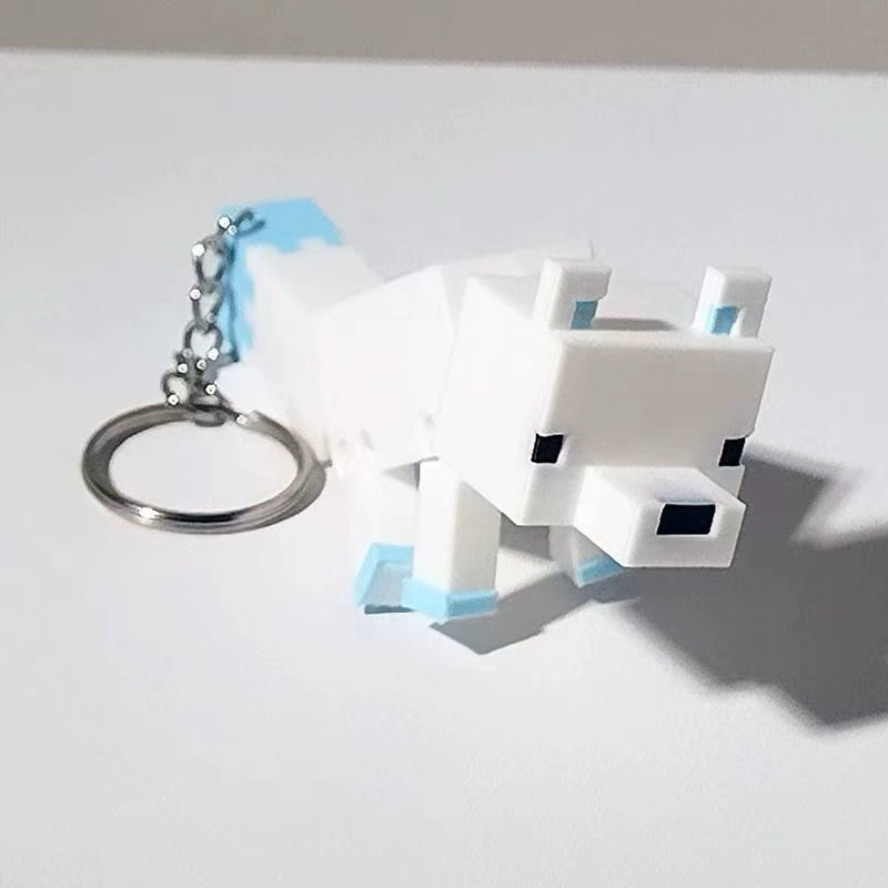 Круглый подвижный минифигура настольной игры, сумка, кукла, брелок, лиса, енот