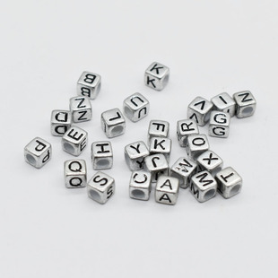 6mm�yɫ�׺�����ĸ�� ������ Ӣ����ĸ�遆������ɢ��DIY�Ʒ���