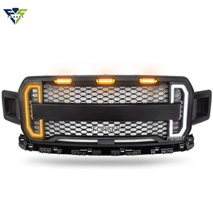 18-19 Ford Raptor F-150 İşıqlı Ön Barmaqlıq və Ön Bufer Toru