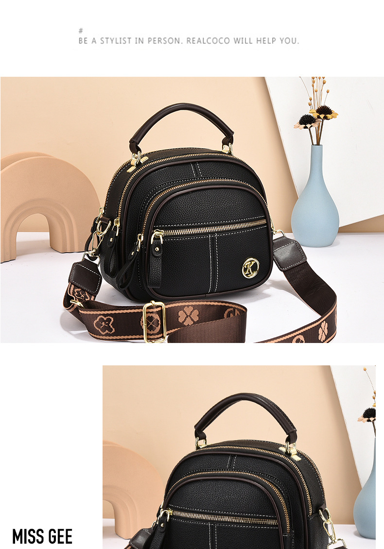 Bolso bandolera pequeño cuadrado de mano para mujer, versátil, nuevo, 2024_voghion.com