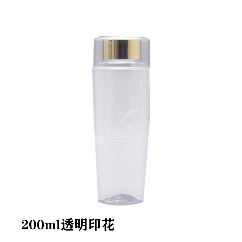 분말 병; 플라스틱; 200ml 투명 인쇄 병