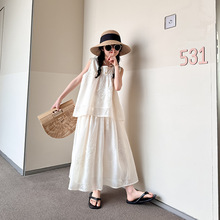 TZ8109�¿��n��Ůͯ�bŮ��ͯ�H�����b��ɫ�o��̽�ȹ���b�羳���l