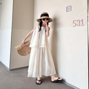 TZ8109�¿��n��Ůͯ�bŮ��ͯ�H�����b��ɫ�o��̽�ȹ�羳���l�r��