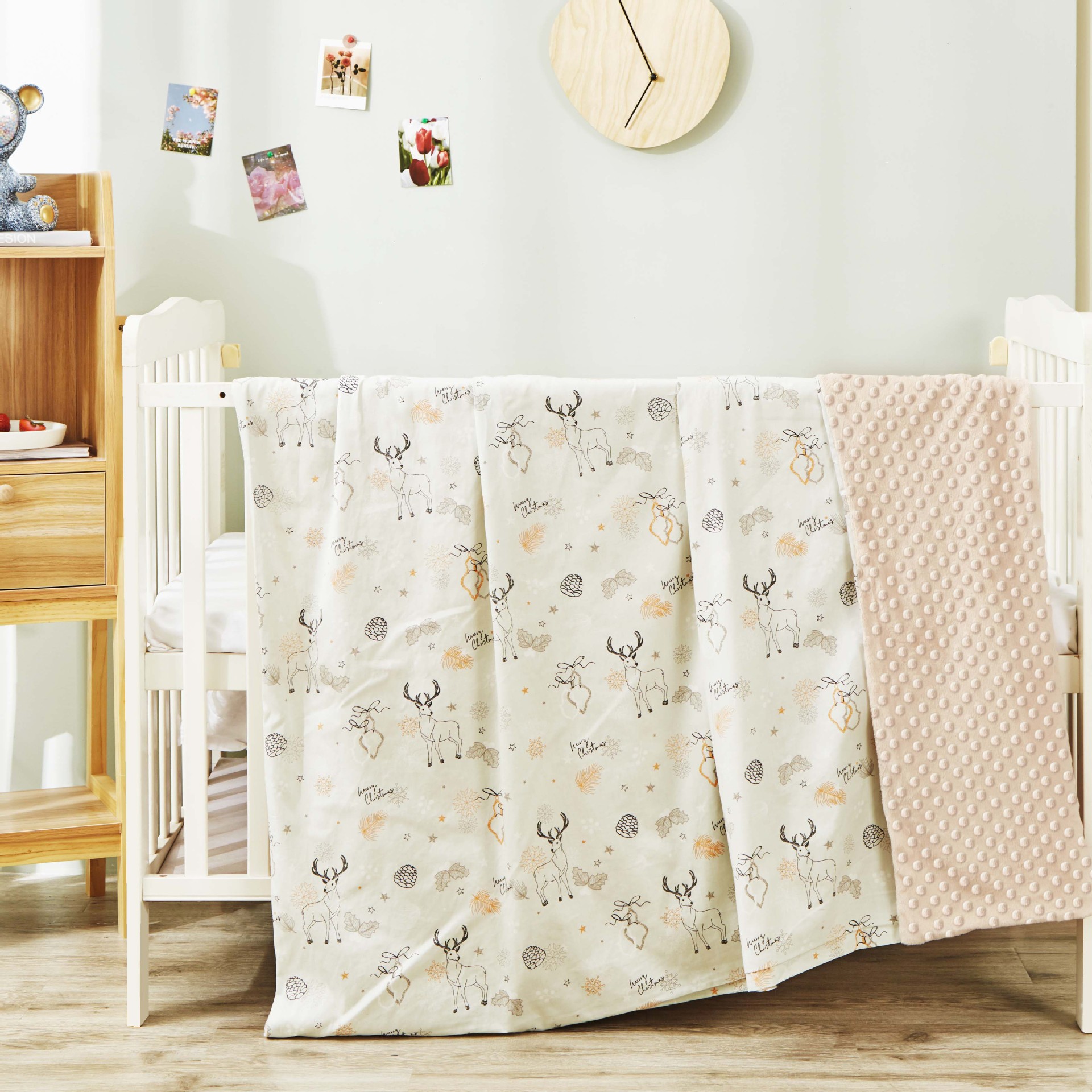 Algodón bebé calmante manta bebé Beanie manta niños manta recién nacido manta verano kindergarten siesta Manta