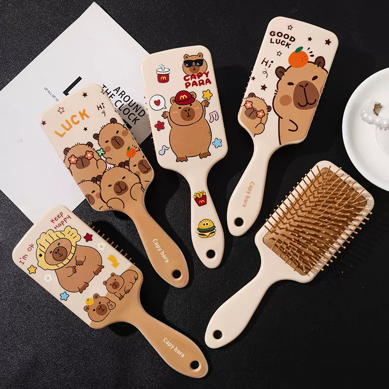 高颜值顺发大板梳子气囊梳蓬松按摩不打结气垫梳女生宿舍美发梳子