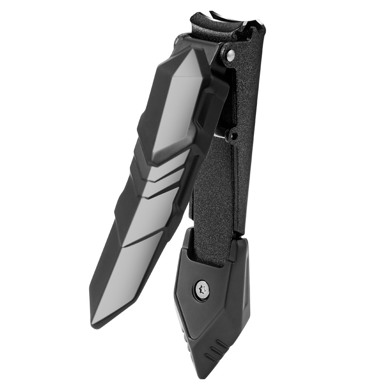 Amazon venta caliente cortaúñas de gran apertura, almacén de almacenamiento de virutas de uñas, cortaúñas a prueba de salpicaduras, juego de cortaúñas individuales