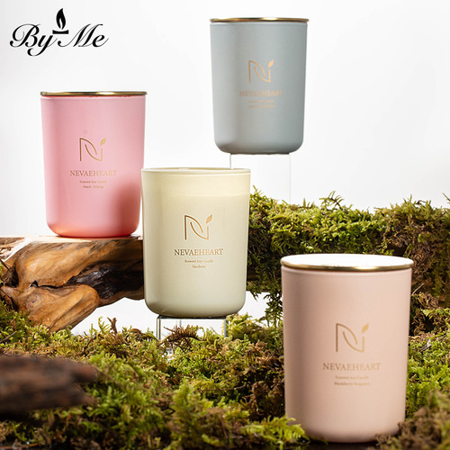 BYME Morandi color scented candle home bedroom diffuser smoke-free birthday scented candle gift box set