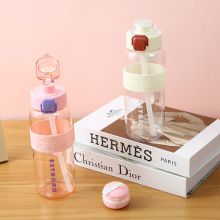 大容量水杯便携耐高温一键弹盖水杯学生运动防摔饮水壶厂家批发