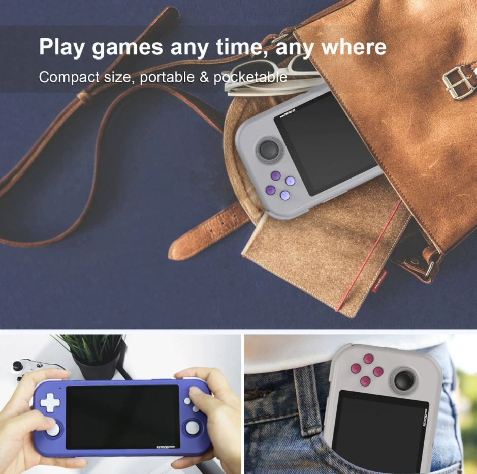 AMPOWN RETROID POCKET 3 Android Palm Palm Game Machine Streaming Source Vintage Source