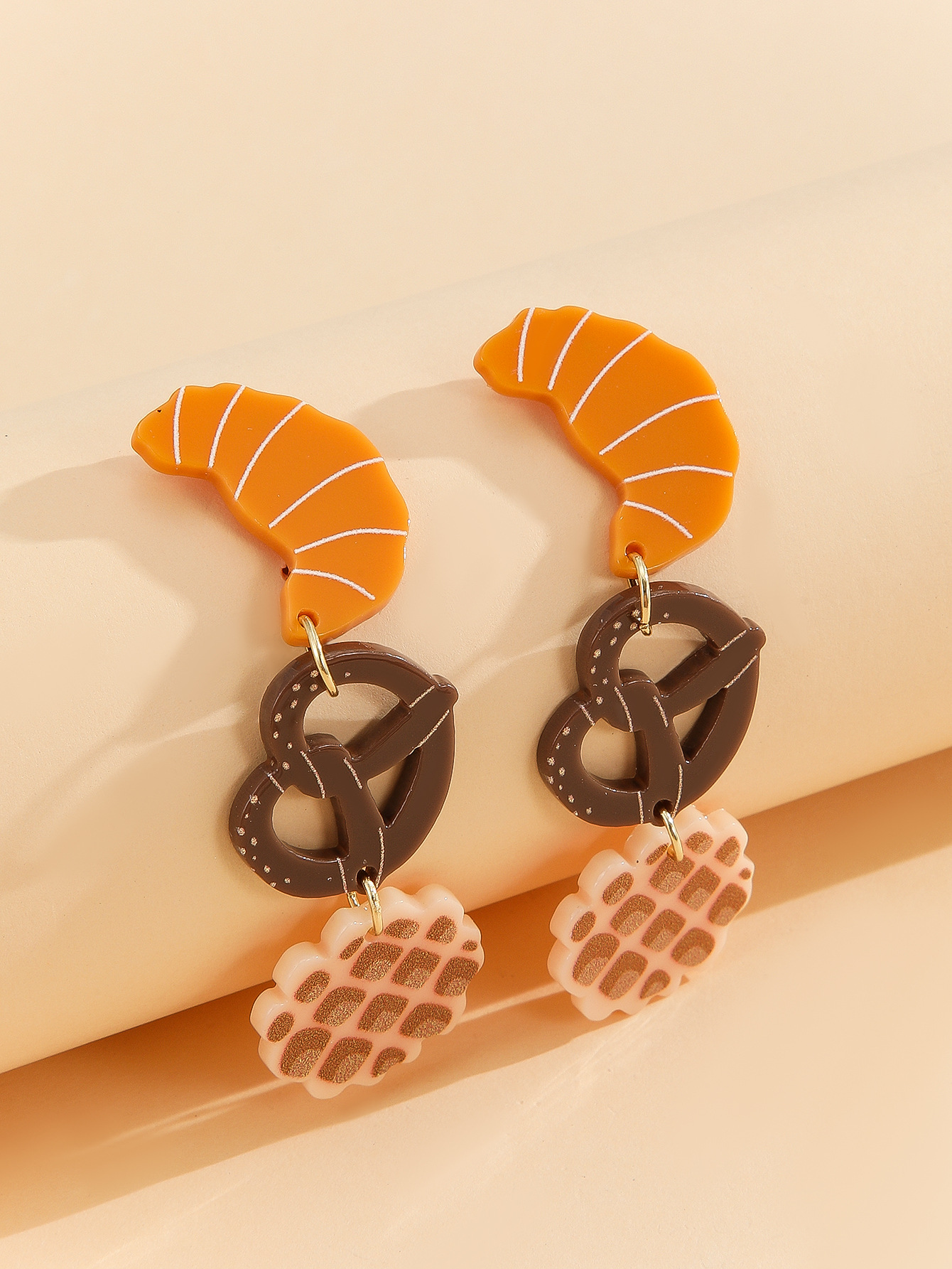 All Seasons Season 1 Pair Vintage Style Cowboy Style Cactus Letter Horns Polishing Arylic Drop Earrings