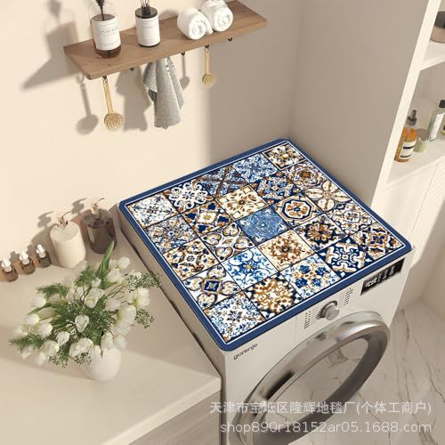 Cross-Border Amazon Hot-Selling Washing Machine Mat, Multi-Functional Water-Absorbing Non-Slip Mat, Diatomaceous Earth Desktop Protection Mat, Dropshipping