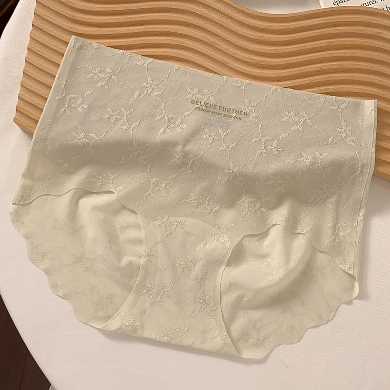 无痕蕾丝简约10A抗菌加长裆女士蕾丝无痕内裤女纯欲风大码内裤女|undefined