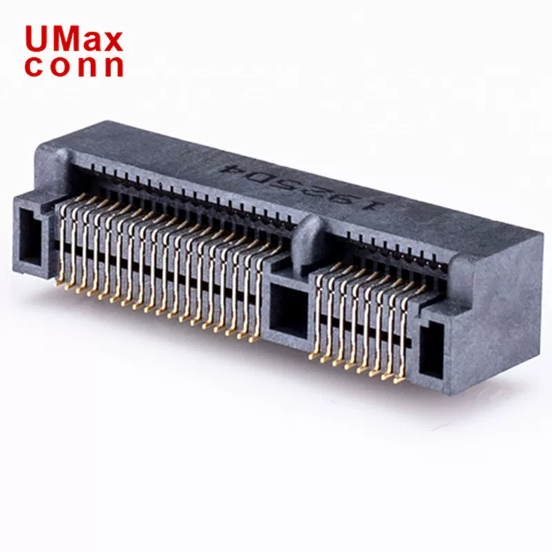 Мини PCIe 52pin высота 6.8 мм соединитель слота модуля 4G LCP g/f pH = 0.8