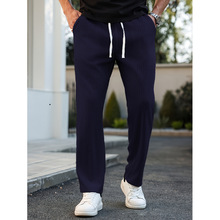 N 48686 Men's spliced flared pants ��ʿƴ��΢����羳��