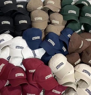 Korean Dongdaemun Star Same Style New Letter Embroidered Baseball Cap Vintage Cap Soft Top Sports Cap Student
